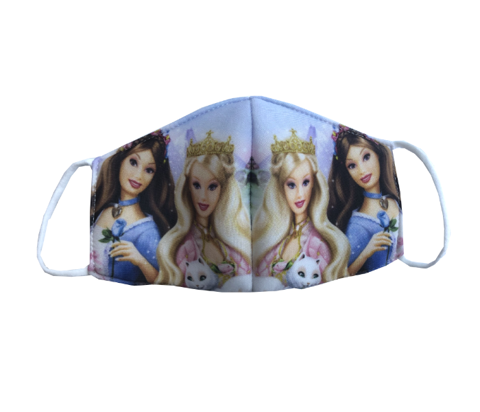 Zap Cinderella Printed Reusable and Washable Mask for Kids 1 in UAE
