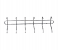 Delcasa DC1442 5 Piece SS Cloth Hooks - Silver 2 in UAE