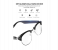 F1 Bone Conduction Stylish Bluetooth Smart Sports Headphones Eyewear with Calling Function - Clear 7 in UAE