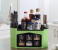 Multi-function Spice Rack Organizer with Seasoning Jar Storage Box for Flatware- Green and Black 1 in OMAN