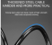 Security Bike Lock Combination Resettable With 5 Digital Code,4 Feet Self Coiling Cable Bike Lock For Mountain Or Road Bike With Complimentary Mounting Bracket 3 in UAE