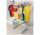 3 Layer Clothes Hanger Rack or Cloth Drying Stand- Blue 2 in OMAN