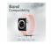 Promate LOOP-40M 38mm or 40mm Medium Solo Loop Strap for Apple Watch - Pink 3 in UAE
