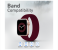 Promate LOOP-44XL 42mm or 44mm Extra Large Solo Loop Strap for Apple Watch - Red 3 in UAE