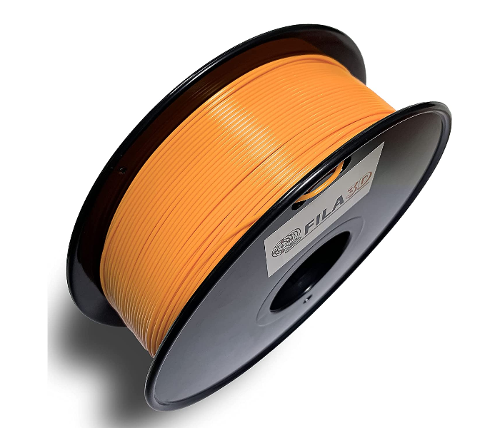Fila3D 1.75mm TPU 1Kg 3D Printer Filament Transparent - Orange 2 in UAE
