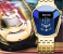 Diamond Style Waterproof Quartz Wristwatch- Gold and Blue 4 in UAE