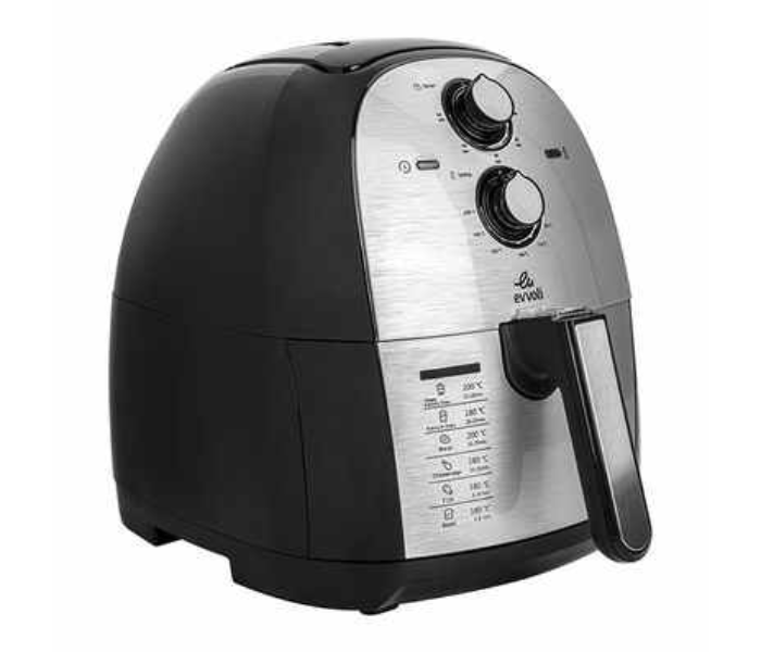 Evvoli VKA-AF5501B 5.5L 1700W Multifunction Air Fryer With Timer and Temperature Control 6 Preset Programs - Black and Grey 3 in UAE