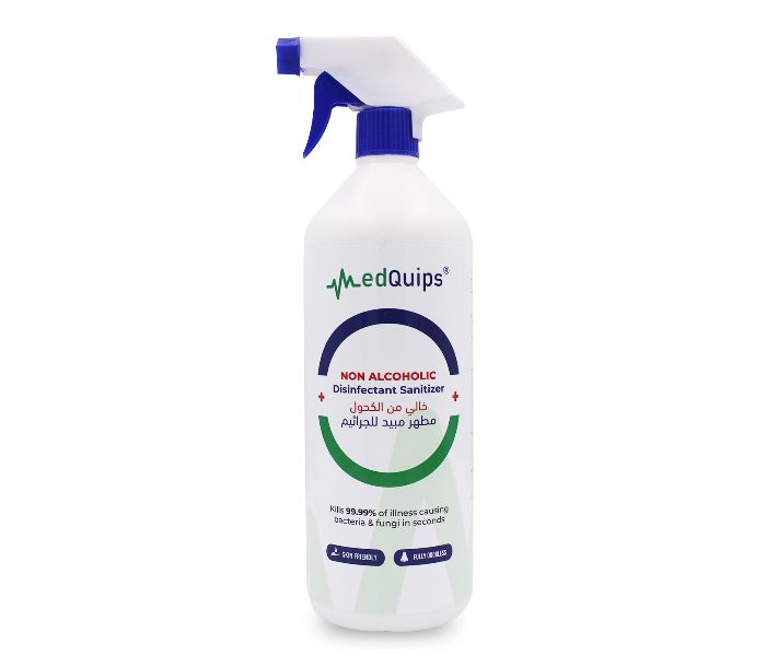 MedQuips 1Litre Non Alcoholic Disinfectant Sanitizer 1 in UAE