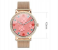 Metal Strap Stylish 1.28Inch Heart Rate Monitor 180mAh IP67 Waterproof Android and IOS 42mm Ladies Smart Watch - Rose Gold 8 in UAE
