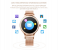 Metal Strap Stylish 1.28Inch Heart Rate Monitor 180mAh IP67 Waterproof Android and IOS 42mm Ladies Smart Watch - Silver 7 in UAE