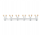Delcasa DC1694 6 Hooks Cloth Hanger - Silver 1 in UAE