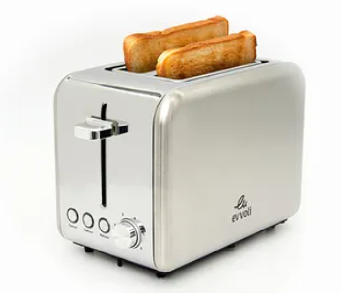 Evvoli EVKA-TO7HS 2-Slice Toaster - Silver 5 in UAE