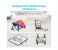 Promate ELEVATE Foldable Aluminum Multi Angle Computer Desk Stand with Adjustable Height - Black 4 in OMAN