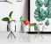 Nordic Minimalism Style Marble Pattern Art Vase Flower Pot - Gold 2 in OMAN