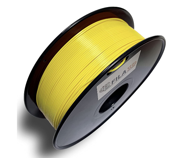 Fila3D 1.75mm Rubber 1Kg 3D Printer Filament - Yellow 3 in UAE