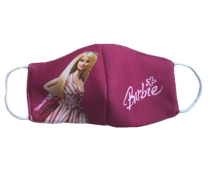 Zap Barbie Printed Reusable and Washable Mask for Kids 1 in UAE