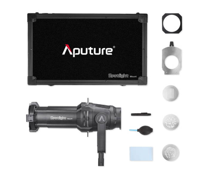 Aputure Spotlight Mount Set with 19 Degree Lens - Black 7 in UAE