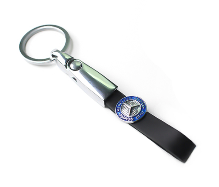 Logo Keychain for Mercedes Benz - Black and Silver 1 in UAE