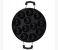 Delcasa DC1909 12Pits Aluminum Appa Pathram- Black 1 in UAE