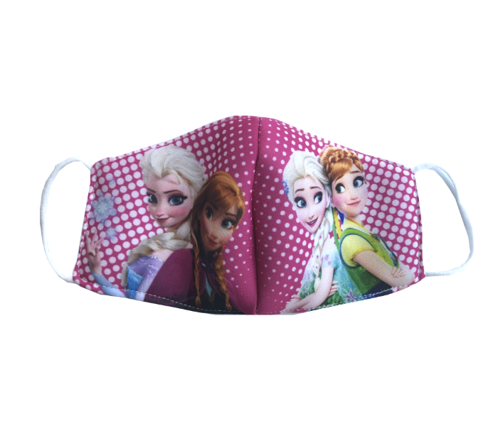 Zap Barbie Doll Printed Reusable and Washable Mask for Kids 1 in UAE