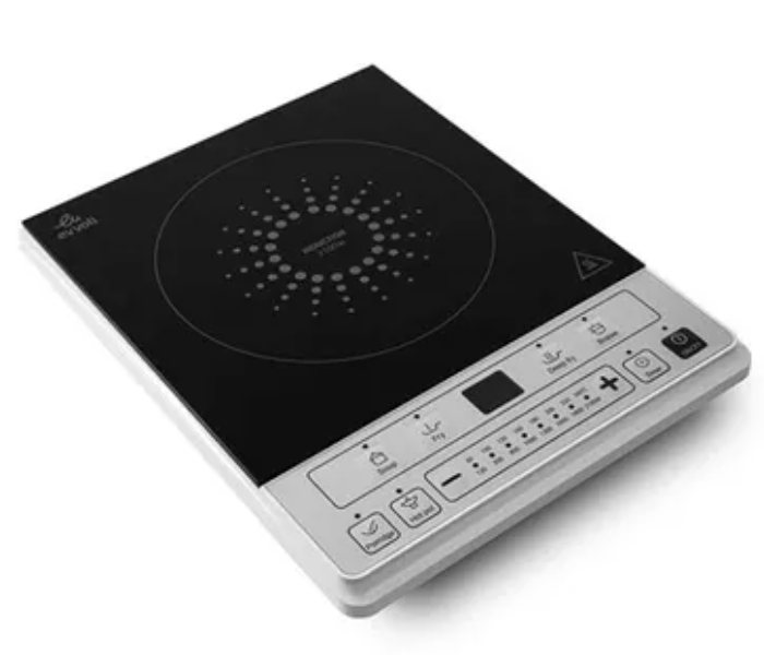 Evvoli EVKA-IH106S 2100W Induction Hob Soft Touch Control With 8 Stage Power Setting And 6 Cooking Programs - Black and Silver 2 in UAE