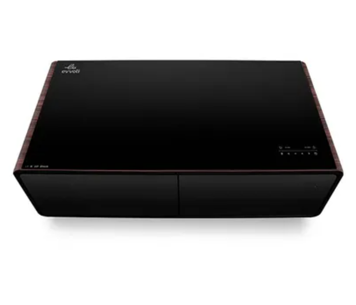 Evvoli EVRFS-130LB Smart Touch Table With Two Refrigerating Doors - Black 2 in UAE