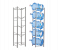 Classic 5 Tier Water Bottle Storage Rack - Silver 1 in OMAN