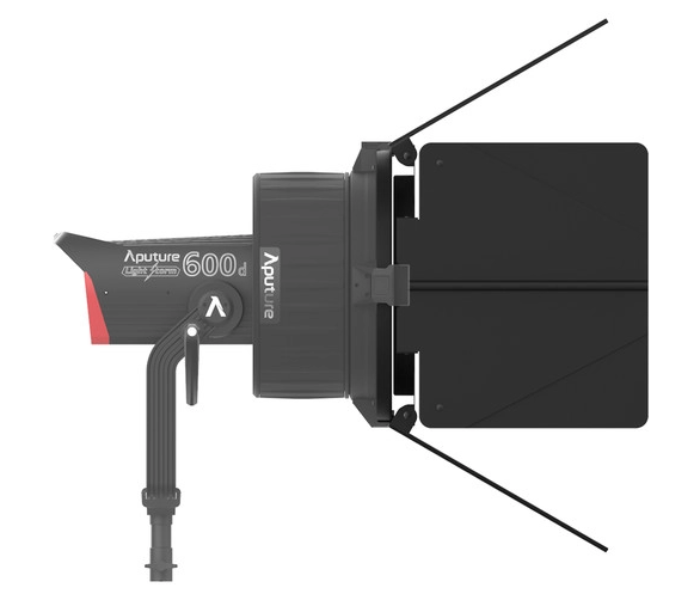 Aputure Awp-7702 F10 Barndoor For Ls 600d Fresnel Attachment - Black 5 in UAE
