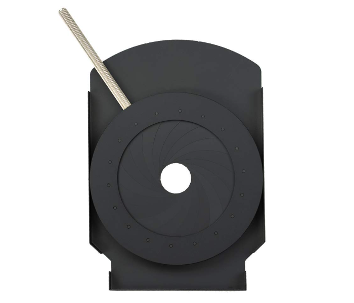 Aputure AWP-1269 18-Leaf Iris Spotlight Mount Lighting Modifier - Black 1 in UAE