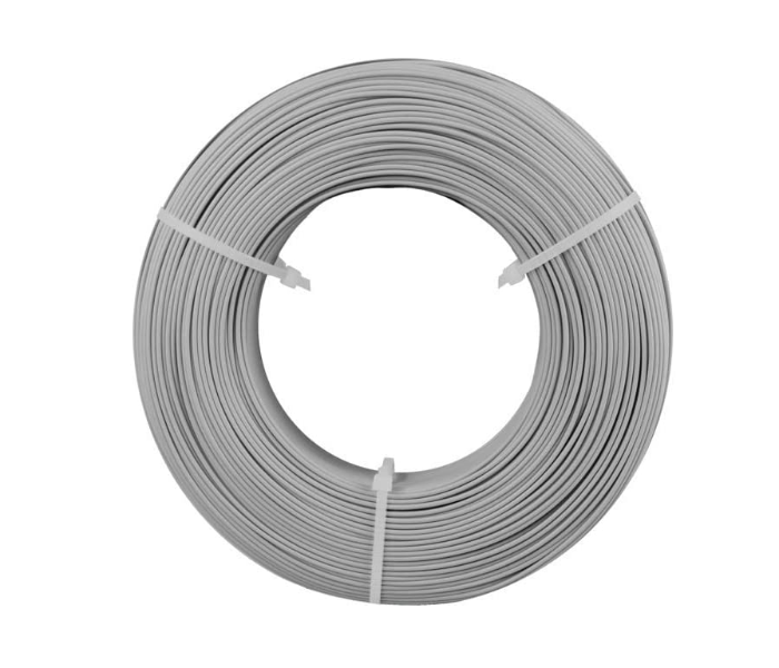 Fiberlogy 1.75mm 3D Printer Filament Refill Easy PET-G Silver 1 in UAE
