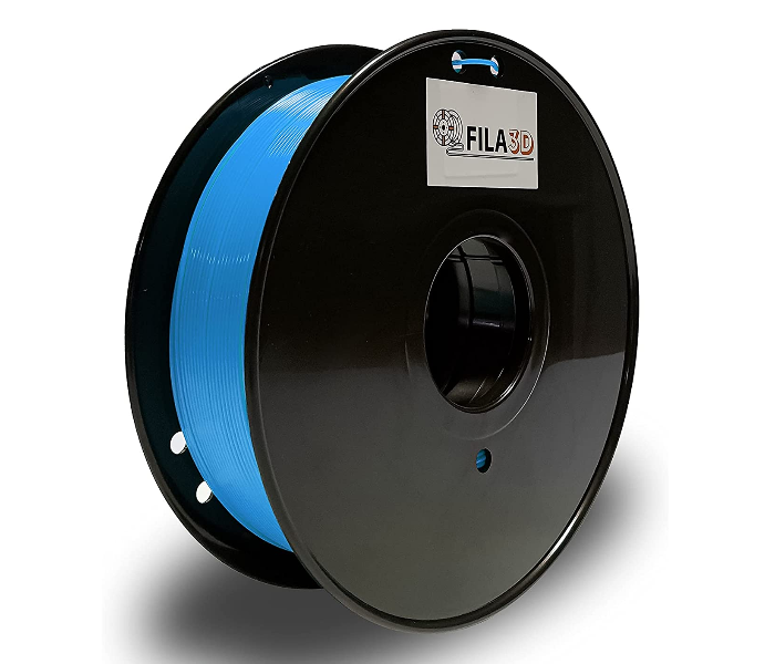 Fila3D 1.75mm PETG 1Kg 3D Printer Filament - Transparent Blue 2 in UAE