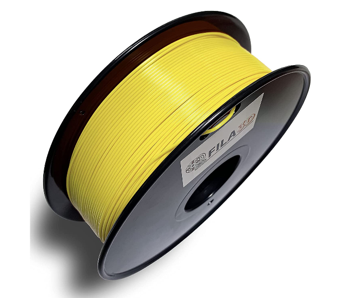 Fila3D 1.75mm PETG 1Kg 3D Printer Filament - Transparent Yellow 3 in UAE