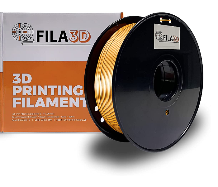 Fila3D 1.75 mm PC 1Kg 3D Printer Filament - Yellow Gold 1 in UAE