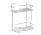 Delcasa DC1691 2 Tier Shower Rack - Silver 1 in OMAN