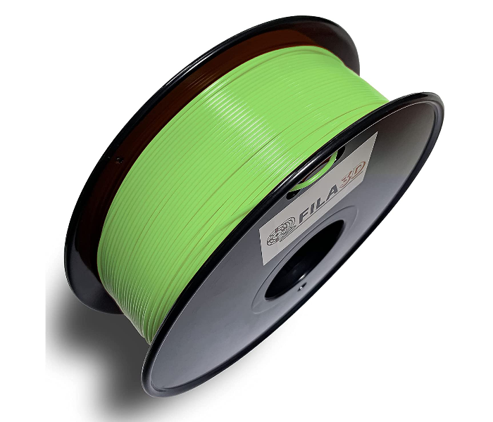 Fila3D 1.75mm TPU 1Kg 3D Printer Filament Transparent - Green 2 in UAE