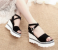 New Summer High Heels Wedges EU40 for Women – Black 2 in UAE