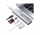 Choetech USB C Hub Adapter Card Reader for MacBook – Silver 1 in OMAN