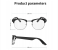 F1 Bone Conduction Stylish Bluetooth Smart Sports Headphones Eyewear with Calling Function - Black 5 in OMAN
