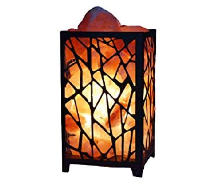 Himalayan 3-5Kg Aura Salt Chunks in Long Metal Basket Crystal 1 in UAE