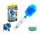 Electric and Battery Operated Dust Cleaner, Spin Duster Motorized Multifunctional Dust Remove Cleaning Brush Wand with 2 Duster Heads- Blue and White 3 in OMAN
