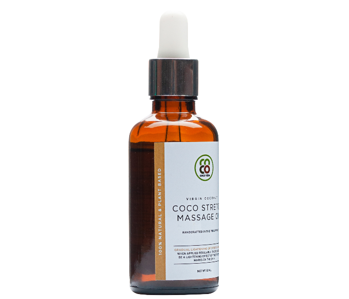 Coco Veda 50ml Virgin Coconut Coco Stretch Massage Oil 2 in OMAN