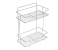 Delcasa DC1691 2 Tier Shower Rack - Silver 2 in OMAN