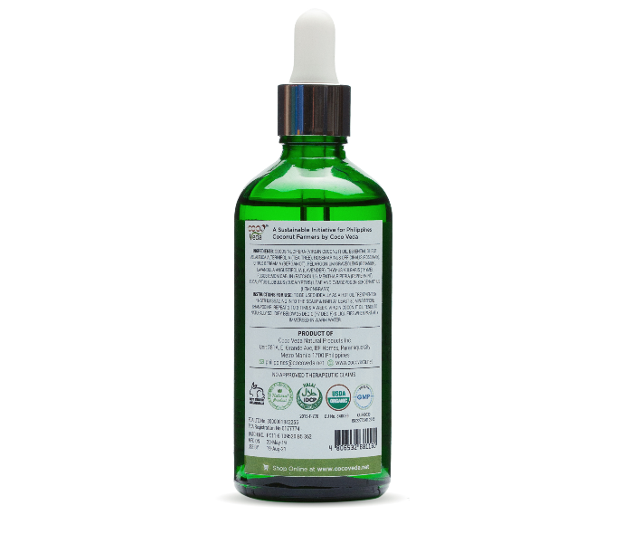 Coco Veda 100ml Virgin Coconut Anti Dandruff Healthy Scalp Oil 2 in OMAN