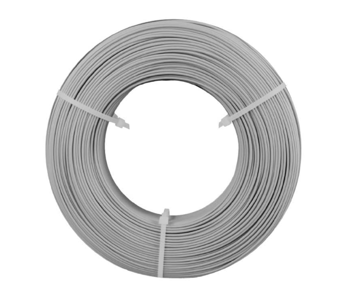 Fiberlogy 1.75mm 3D Printer Filament Refill PET-G Silver 1 in UAE