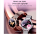 Metal Strap Stylish 1.28Inch Heart Rate Monitor 180mAh IP67 Waterproof Android and IOS 42mm Ladies Smart Watch - Silver 2 in UAE