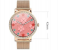 Metal Strap Stylish 1.28Inch Heart Rate Monitor 180mAh IP67 Waterproof Android and IOS 42mm Ladies Smart Watch - Silver 9 in UAE