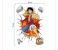 Anime Luffy Self Adhesive Scratch Resistant Removable Wall Sticker - Multicolour 4 in UAE