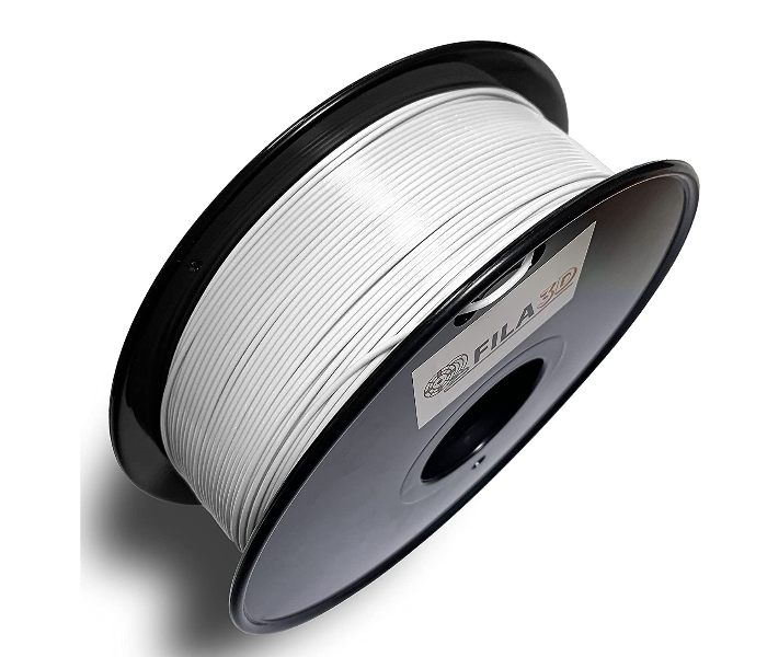 Fila3D 1.75mm TPU 1Kg 3D Printer Filament Transparent - White 3 in UAE