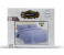 Parry Life PLBS7599V 3 Piece 90GSM Micro Fiber Machine Washable Double Flat Sheet - Blue 3 in UAE