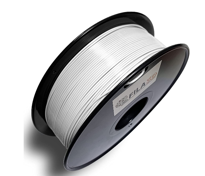 Fila3D 1.75mm Rubber 1Kg 3D Printer Filament - White 2 in UAE